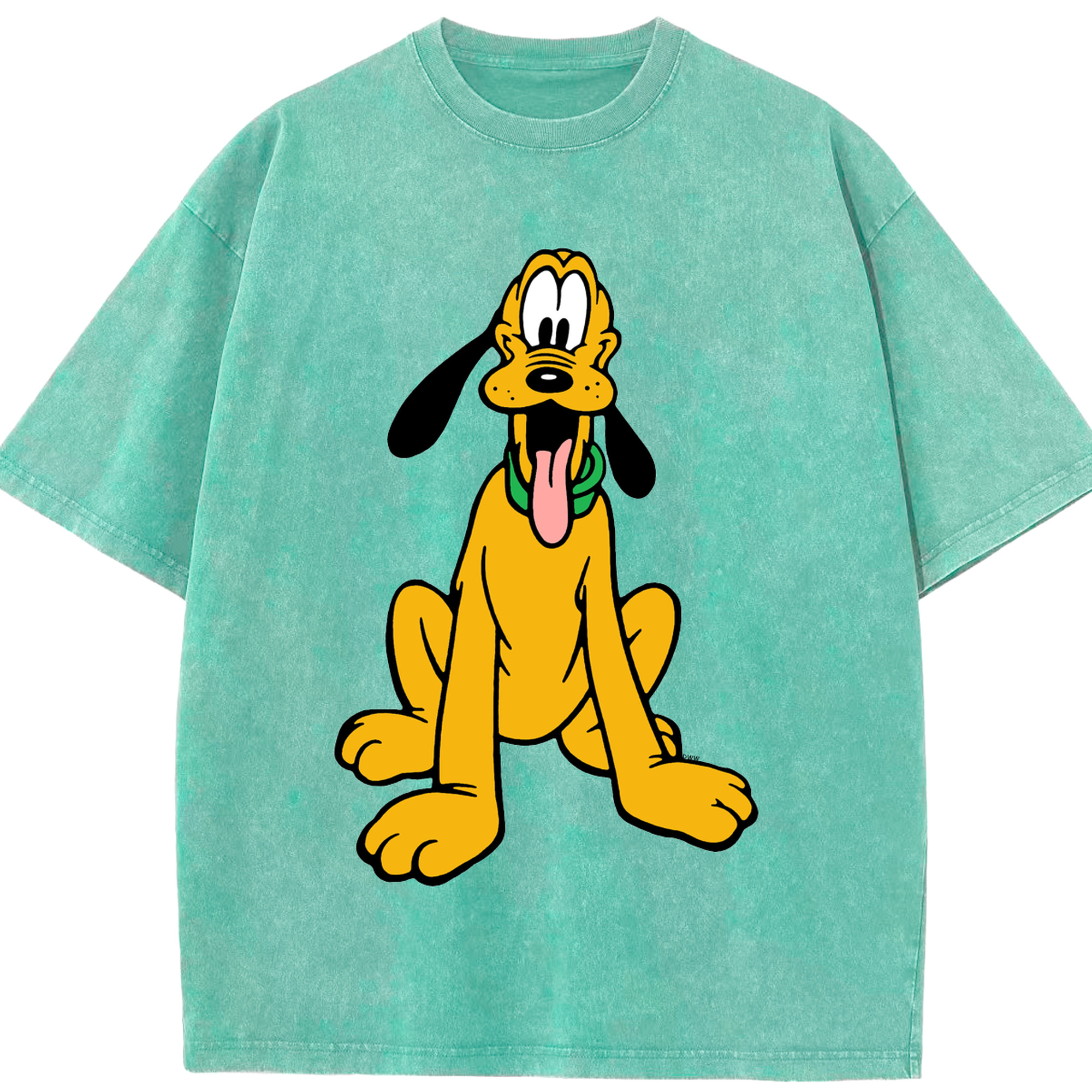 （画像用） ミッキーマウス Mickey Mouse 綿100% ヴィンテージ風 半袖Tシャツ（フロントプリント）